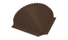 Заглушка конусная для малого полукруглого конька