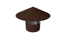 Дымник на трубу круглый d110