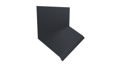 Планка примыкание верхнее к стене фальц