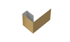 Финишный профиль фибросайдинга