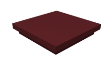 Колпаки на столб плоские