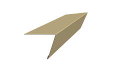 Планка капельник обратный 105х80 Фартук S16