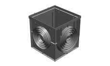 Точечный дренаж. Дождеприемник пластиковый 200*200