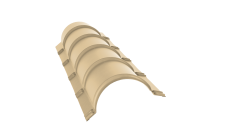 Планки конька полукруглого