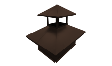 Дымники на трубу двойные