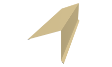 Планка конька односкатной кровли 180х160