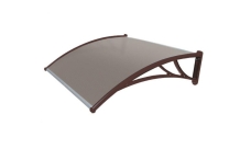 Козырьки Krovent 1200х930х280мм из поликарбоната