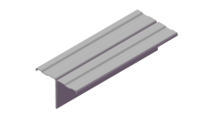 Фасадный профиль вертикальный Т-образный GrandLine