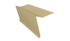 Планка ветровая для мягкой кровли 60х30х90