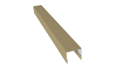 Планка П-образная заборная 24