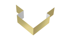 Угол внешний асимметричный фибросайдинга