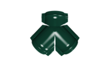 Тройники для полукруглого конька