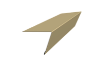 Планка капельник обратный 105х80 Фартук S16